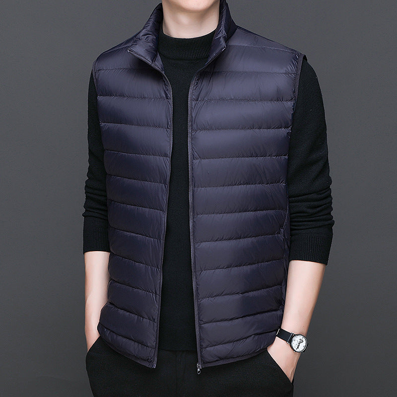 Lightweight Short Duck Down Puffer Vest