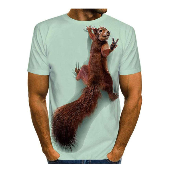 3D Printing Animal T-shirt - WOMONA.COM