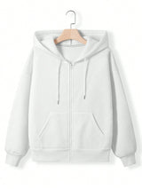 Hoodie Zipper Pocket Casual Sweatshirt