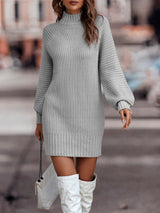 Women's Turtleneck Long Sweater Winter - WOMONA.COM