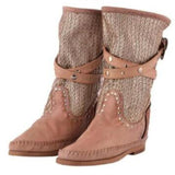 Artificial PU tassel boots Martin boots - WOMONA.COM