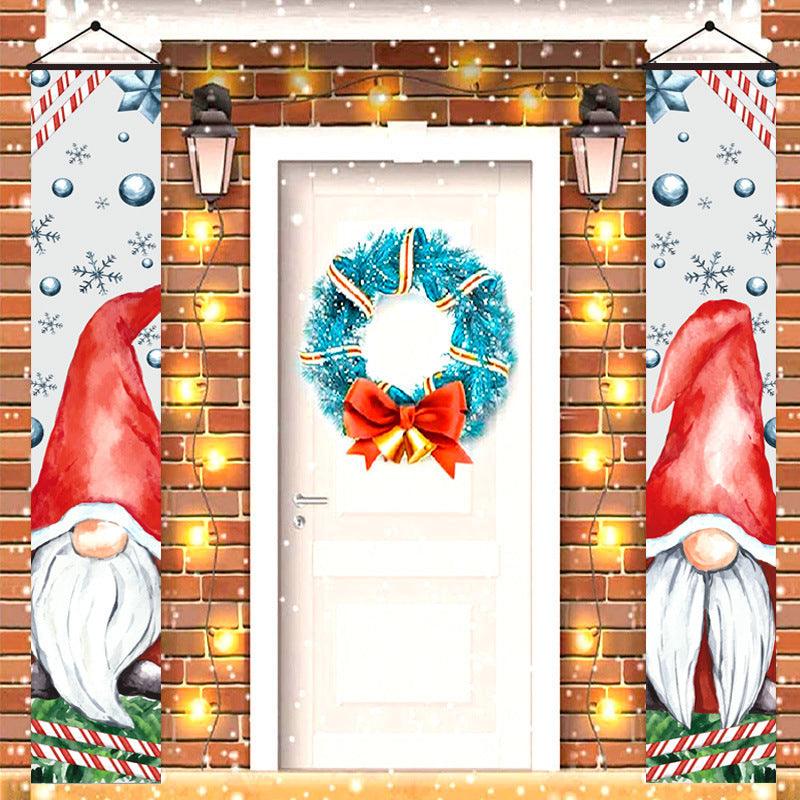 Christmas Couplet Old Man Nutcracker Snowman - WOMONA.COM