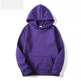 Long-sleeved Hoodie Casual Solid Color Sweater