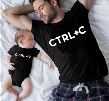 New Family Parent-child T-shirts For Men And Women - WOMONA.COM