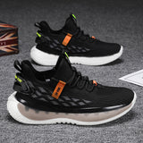 Mesh Sneakers Men Lace Up Running Shoes - WOMONA.COM