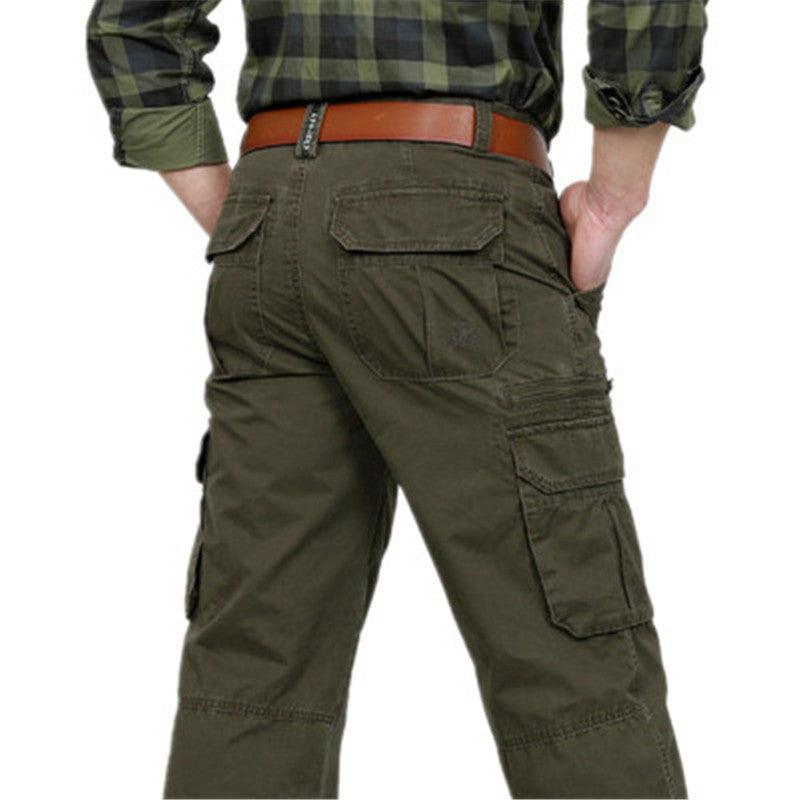 Spring And Autumn Thick Casual Pants Men's - WOMONA.COM