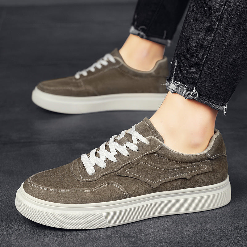 British Retro Low-top Sneakers Men - WOMONA.COM