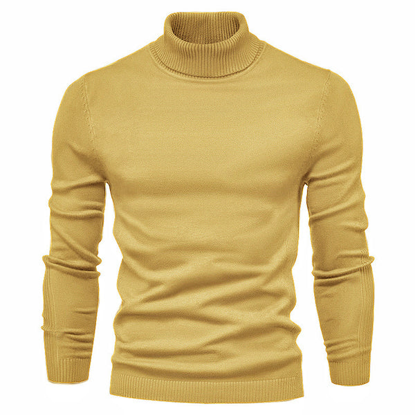 Foreign Trade Turtleneck Men's Casual Sweater - WOMONA.COM