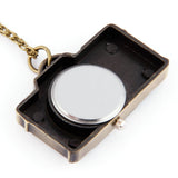 Vintage Small Camera Pocket Watch Necklace - WOMONA.COM