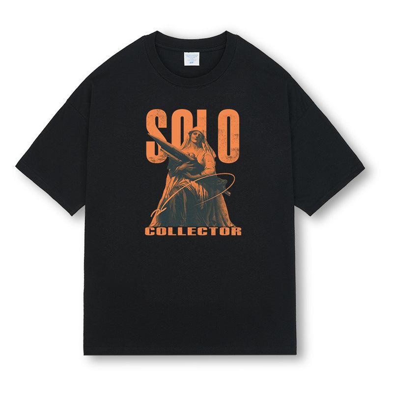 Fashion Loose Cool Half Sleeve T-shirt Men - WOMONA.COM