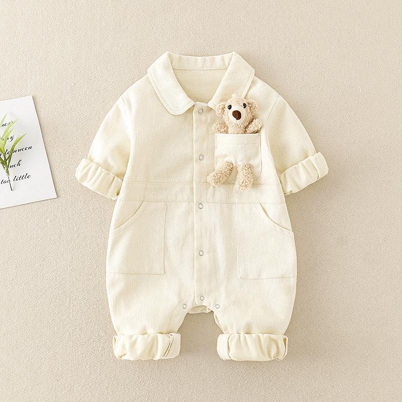 Baby Handsome Denim Jumpsuit - WOMONA.COM