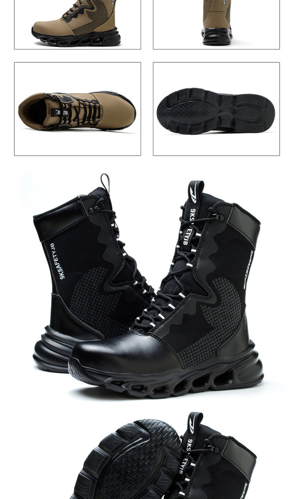 Outdoor Combat Boots Pierce Resistant High Tops