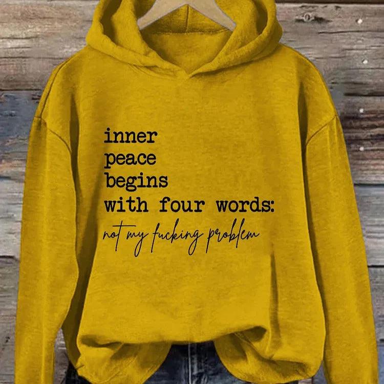 Inner Peace Begins With Four Words - WOMONA.COM