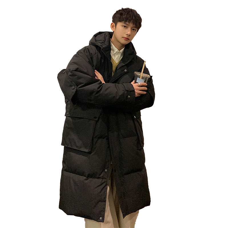 Men's Winter Mid-length Thick Warm Jacket - WOMONA.COM