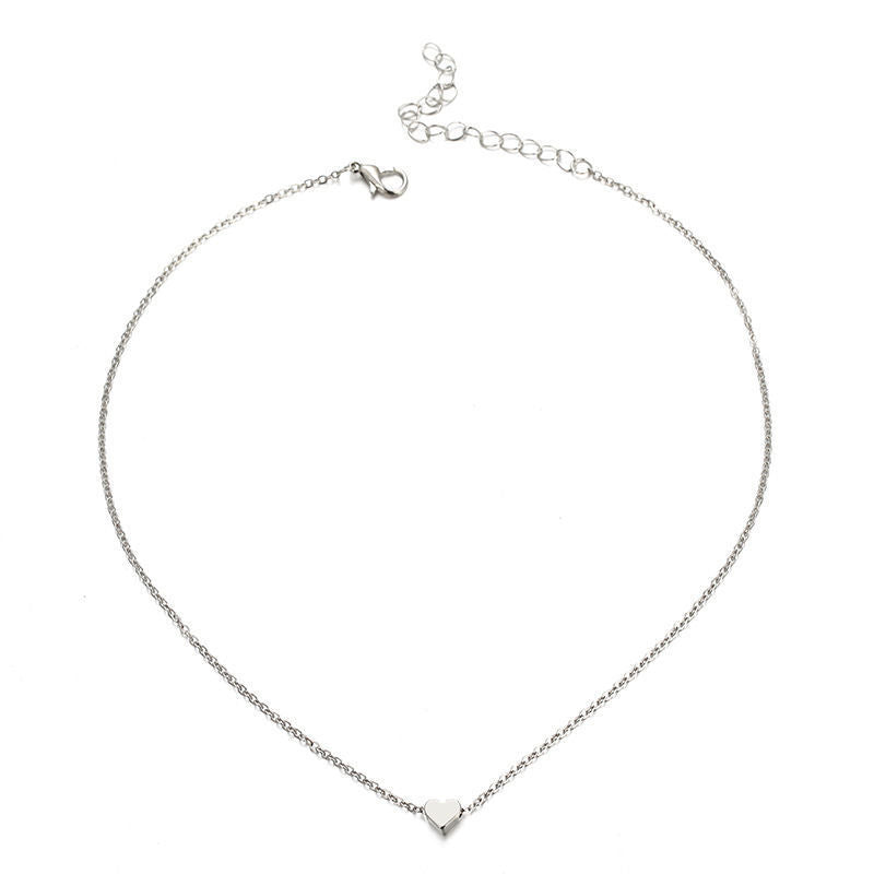 Clavicle Chains Necklace Women Jewelry Valentines Day Gift - WOMONA.COM