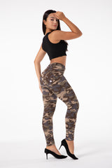 Shascullfites Melody push up camo workout leggings - WOMONA.COM