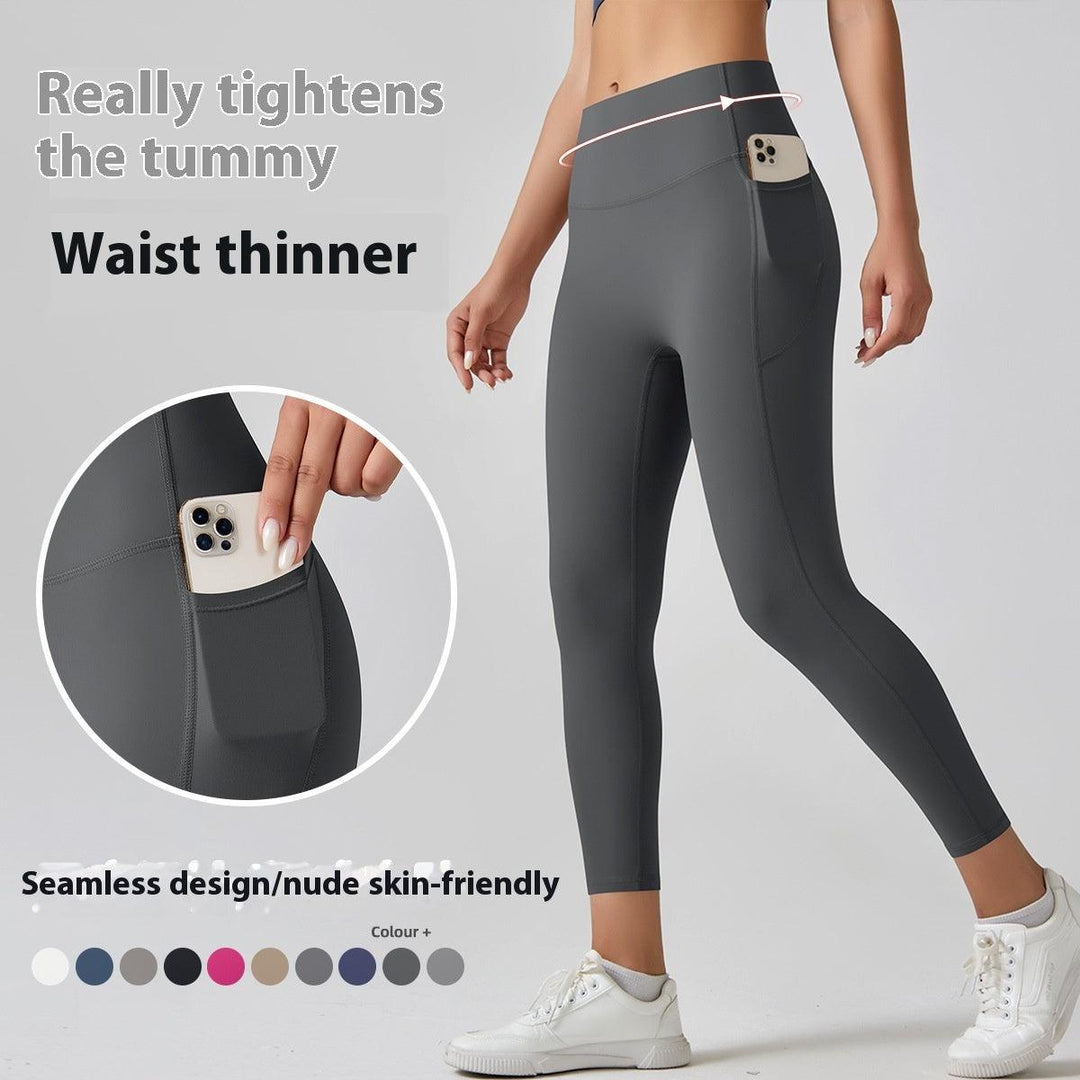 Belly Contracting Sports Quick-drying Fitness Pants - WOMONA.COM