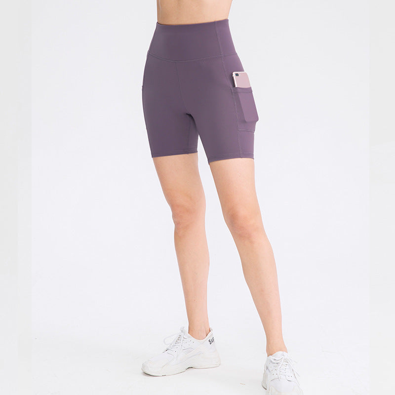 New Pocket Yoga Shorts For Women - WOMONA.COM