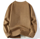 Men's Pullover Round Neck Warm Sweater - WOMONA.COM