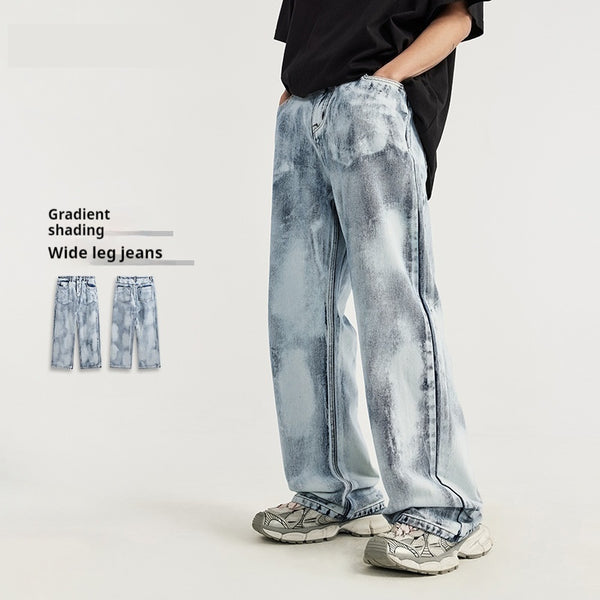 Coole, lockere Street-Jeans mit weitem Bein