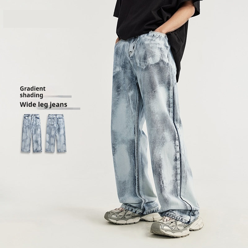 Wide Leg Street Cool Loose Jeans - WOMONA.COM