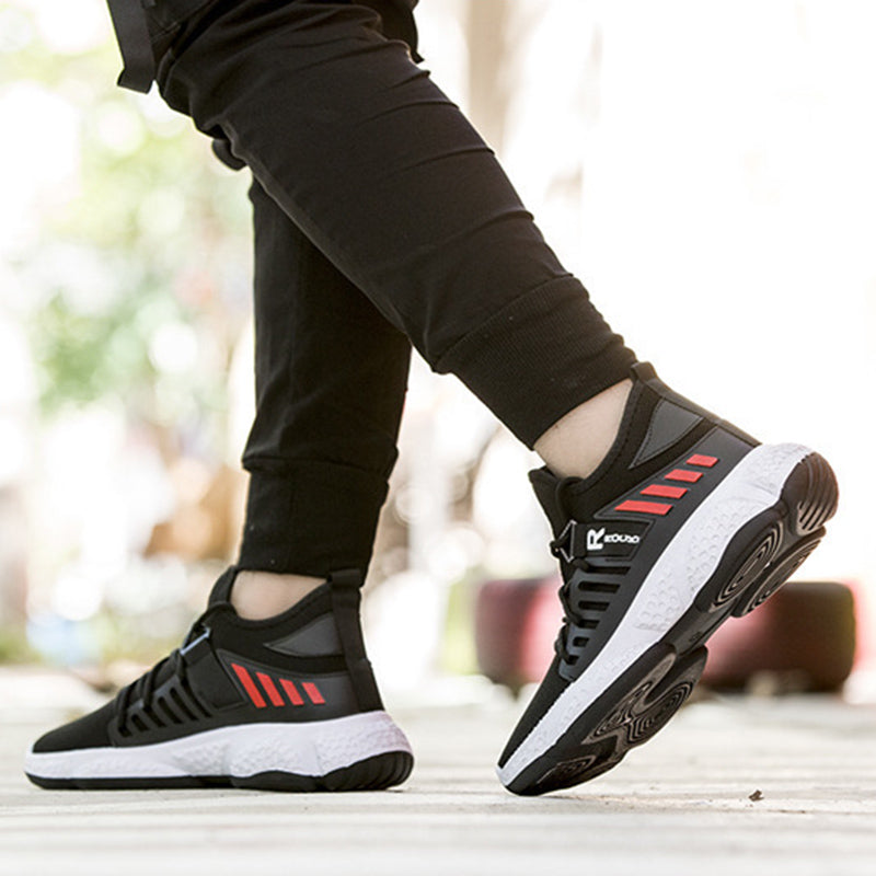 Men Sneakers Breathable Mesh Sports Shoes - WOMONA.COM