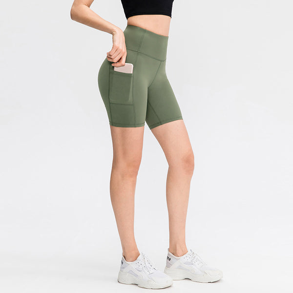 New Pocket Yoga Shorts For Women - WOMONA.COM