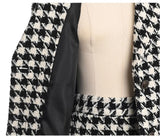 Women's Houndstooth Jacket And Skirt Suit - WOMONA.COM