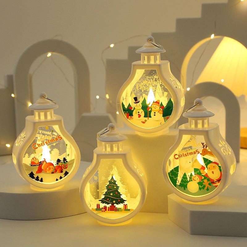 Christmas Candle Lamp Ornament