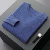 Men's Round Neck Pure Cashmere Shirt New Autumn And Winter Sweater