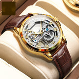 Men's Waterproof Luminous Mechanical Watch - WOMONA.COM