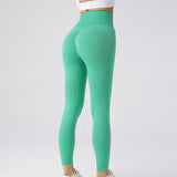 Seamless Leggings Yoga Pants Tummy Control Workout Running Yoga - WOMONA.COM