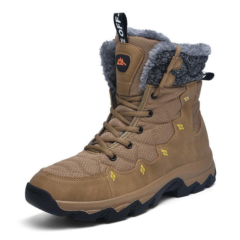 Outdoor Fleece-lined High-top Boots - WOMONA.COM
