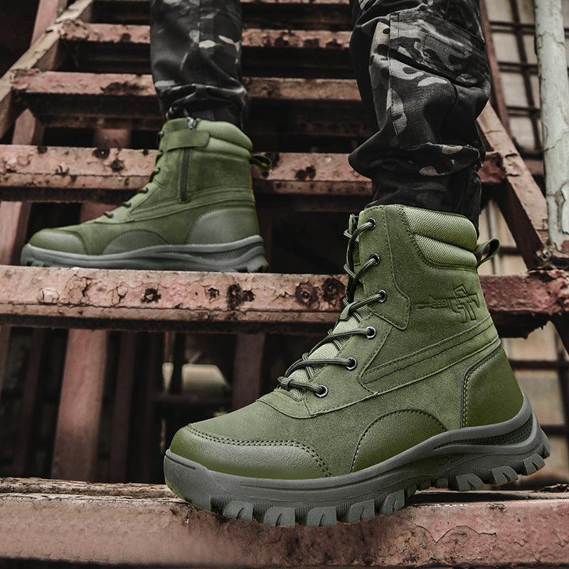 Men's Flying Outdoor Non-slip Combat Boots - WOMONA.COM