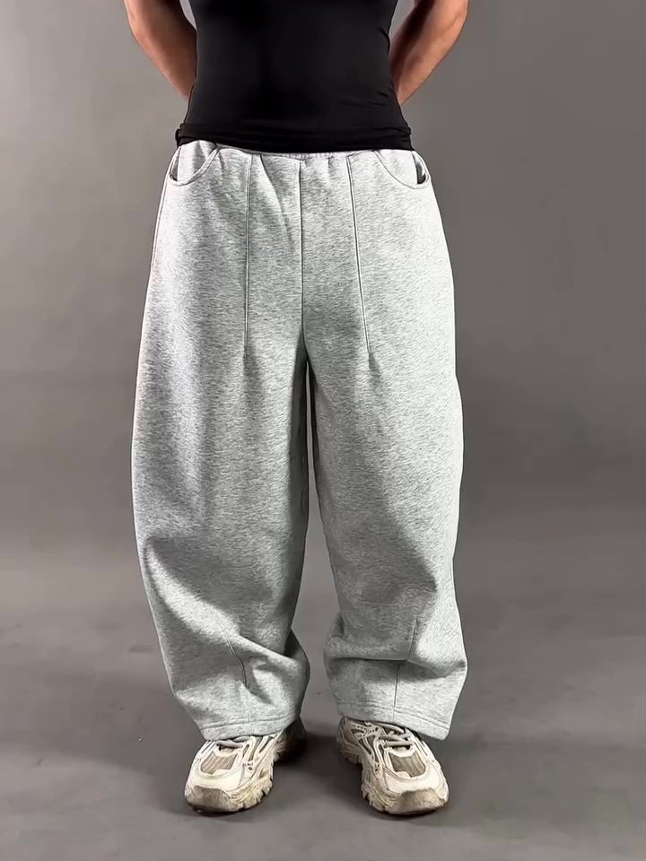 Light-Grey Wide-Leg Sweatpants – product image 1