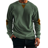 Stand Collar Corduroy Long-sleeved Sweater For Men - WOMONA.COM