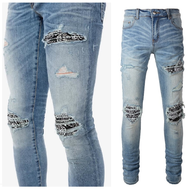 Slim Fitting Light Colored Jeans For Men - WOMONA.COM