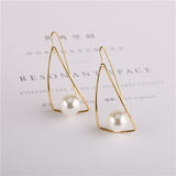 Korean Personalized Pearl Earrings - WOMONA.COM