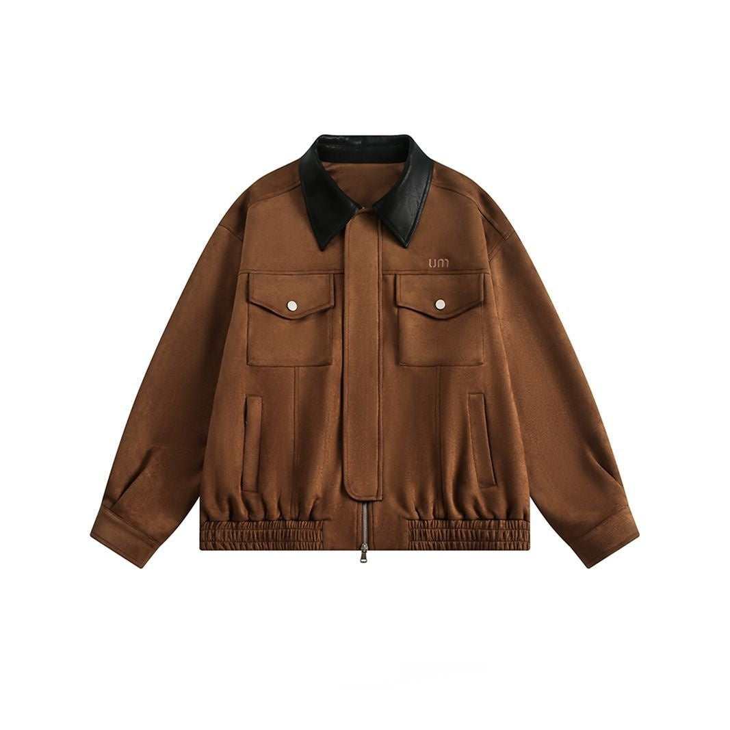 Men's Relaxed Patch-Pocket Workwear Jacket - product view 1