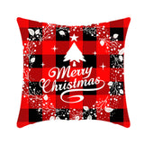 Merry Christmas Cushion Cover 45cm Elk Santa Claus