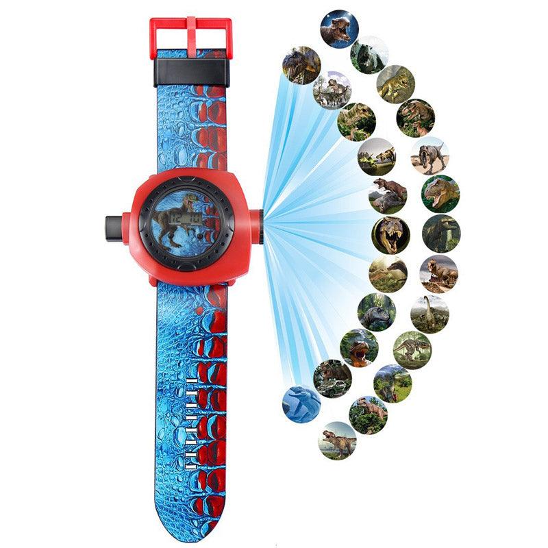 Cartoon Electronic Watch 3D Dinosaur 24 Picture Projection Watch - WOMONA.COM