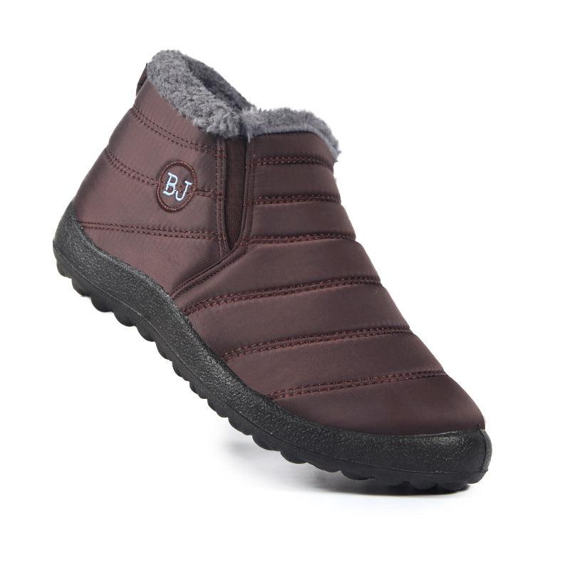 Men Boots Lightweight Winter Shoes For Men Snow Boots Waterproof Winter Footwear - WOMONA.COM