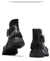 Men Punk Rock Tooling Machinery Car Boots - WOMONA.COM