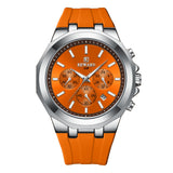 Silicone Band Quartz Sports Men's Watch - WOMONA.COM