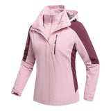 Three-in-one Waterproof Fleece-lined Thick Jacket - WOMONA.COM