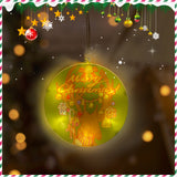 Holiday Decoration Arrangement Hanging Lights Christmas Tree - WOMONA.COM