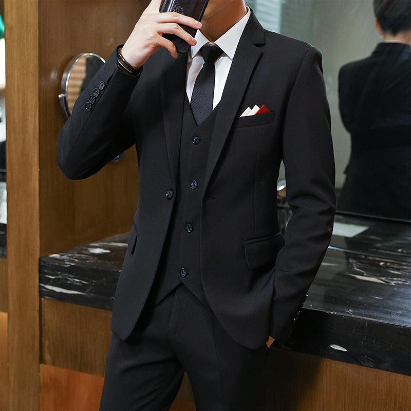 Professional Solid Color Handsome Best Man Suit