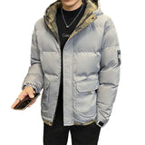 Hooded Cotton-padded Coat Men's Down - WOMONA.COM