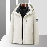 Down Liner Removable Waterproof Jacket - WOMONA.COM