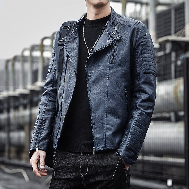 Men's Clothing Leather Jacket Coat Autumn And Winter - WOMONA.COM